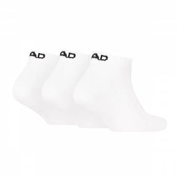 Head Tennis All Sports Sneaker Socks 3P White